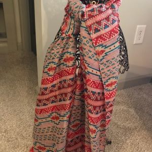 Aztec design scarf